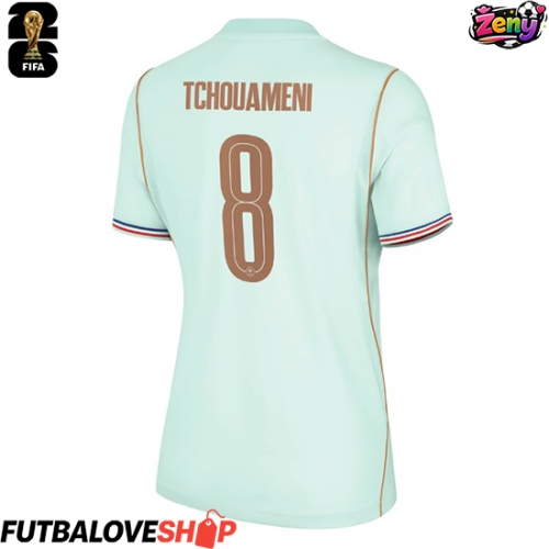 Dres Francúzsko Aurelien Tchouameni #8 Preč pre Ženy MS 2026 Krátky Rukáv